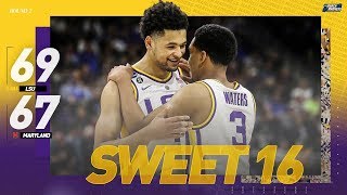 LSU vs Maryland: Second round NCAA tournament extended highlights