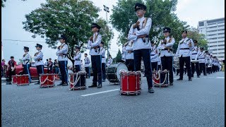 Nan Hwa Band playing Pentland Hills March on Merdeka Day 2018