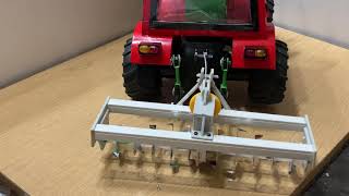 Homemade Remote Control Tractor: DIY Project Rotivator making