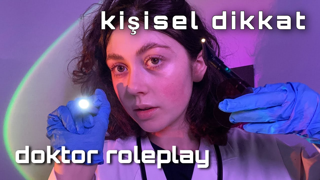 TÜRKÇE ASMR | SON DERECE rahatlatıcı GÖZ MUAYENESİ ROLEPLAY ışığı takip et ile (doktor ROLEPLAY)