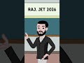 RAJ. JET 2026 में Selection पक्का करने का तरीका! 🎯 #StudyTips #ExamPrep
