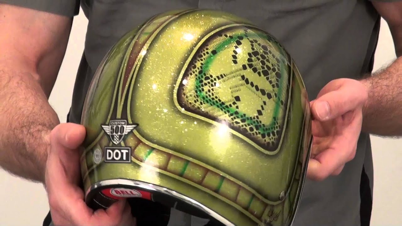 bell custom 500 skratch lace helmet Bell Custom 500 Scratch Lace Green Helmet Video Review from  SportbikeTrackGear.com