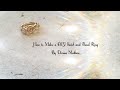 How to Make an Easy DIY Swirl and Bead Ring By Denise Mathew
