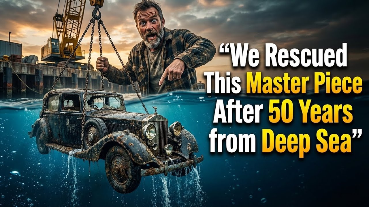 ASMR Car Restoration: Rescuing a 1935 Rolls-Royce Phantom II from the Deep Sea