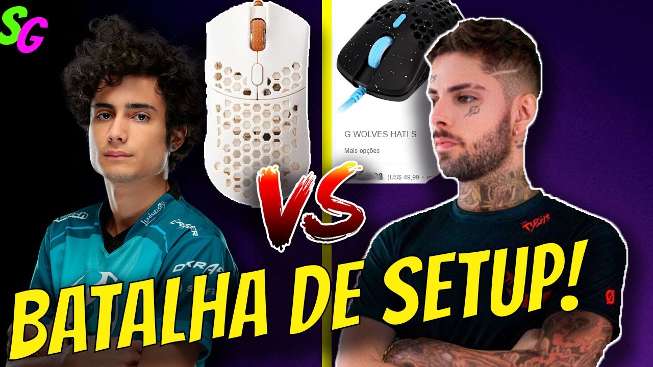 SETUP DO TONYBOY vs SETUP DO NINEXT! QUAL É MAIS CARO? BATALHA DE SETUPS #1