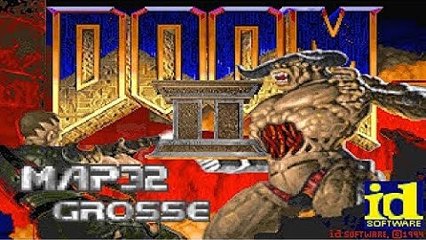 Doom II: Hell on Earth - Map32: Grosse (100%) [DOSBox]