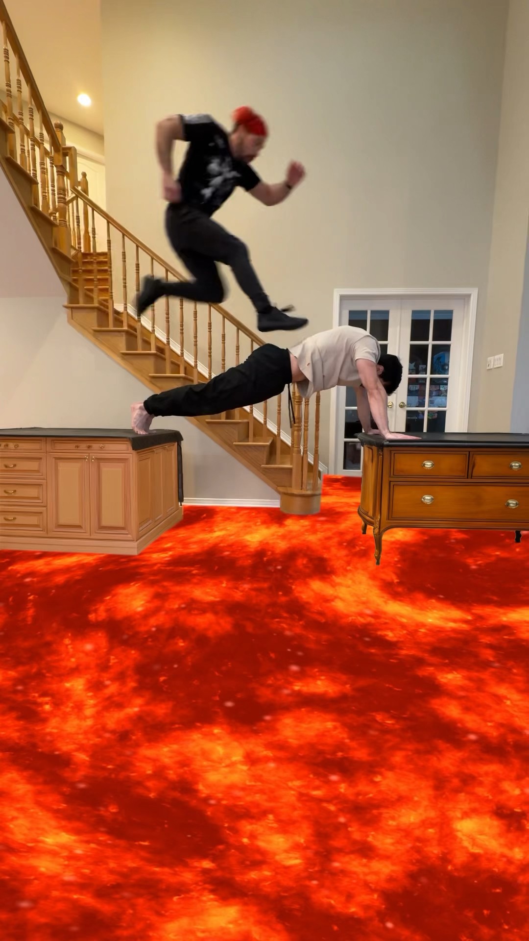 When the floor is ACTUALLY lava ?? @BrandonA7