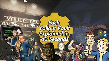 Each Fallout Vault Explained in 60s or less (The Vault Series Supercut)