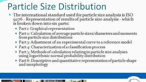 Particle Size Analysis