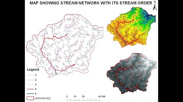 Watershed Stream Network with its Stream Order using DEM Data in ArcGIS Software!!!