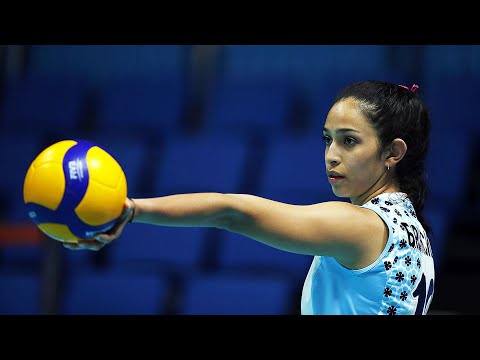 Craziest Volleyball Serves by Samantha Bricio | Powerful Spikes (HD)