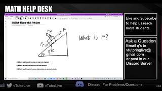 Force on Incline Slope with Friction