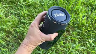 Review! Blue Tees Golf Player+ GPS Speaker with Touch Screen