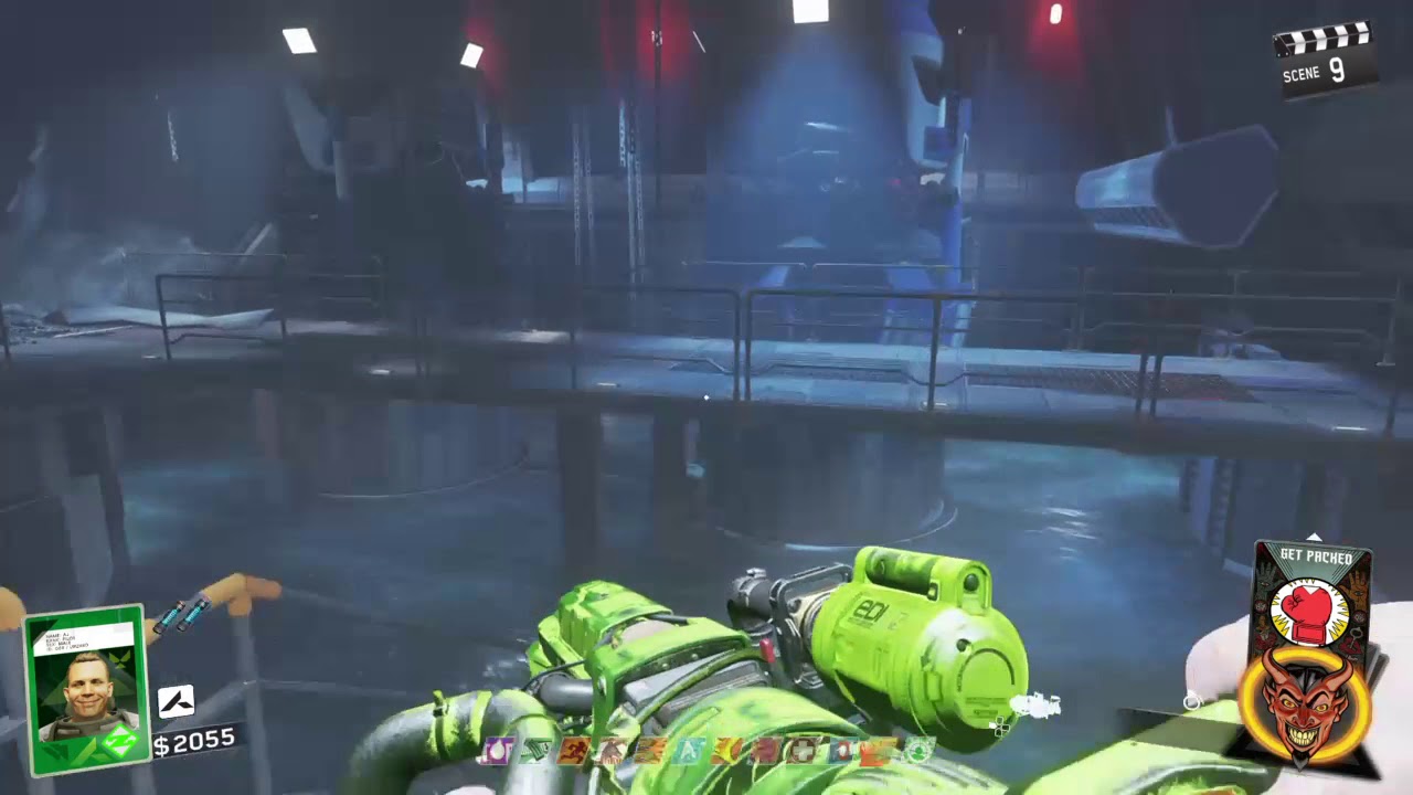 Beast from beyond shoot helmet with entangler unlock medbay