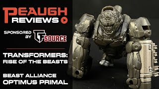 Video Review: Transformers: Rise of the Beasts - Beast Alliance OPTIMUS PRIMAL Battle Master