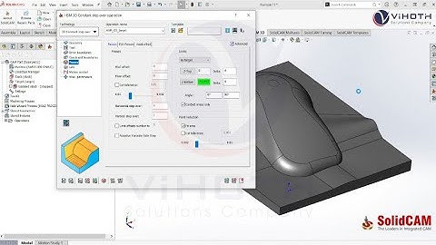 Giới thiệu tính năng HSM 3D Constant Step Over cho người mới bắt đầu | ViHoth Solutions