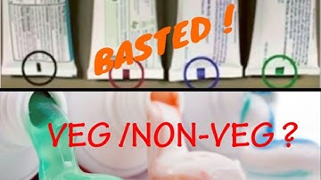 Toothpaste Color Code  Myth and Hidden Secret & Toothpaste VEG/NON-VEG!