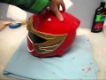 BOOCHIEBOY FINISHED NINJA STORM RED RANGER HELMET