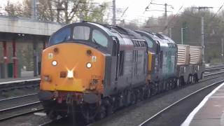 DRS 37's and 66's on 6k73 flasks 3rd - 6th April 2017
