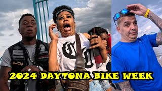 2024 #bikeweek P1 #daytona #georgiapranksters #bushman #prank #funny #broma #scary @FLBUSHMAN