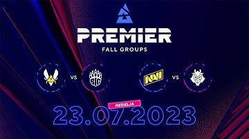 BLAST PREMIER FALL GROUPS 2023 - DAN 11 - Vitality vs BIG | G2 Esports vs NaVi