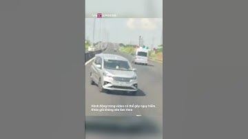 Người phụ nữ chạy ôtô ngược chiều trên quốc lộ vì 