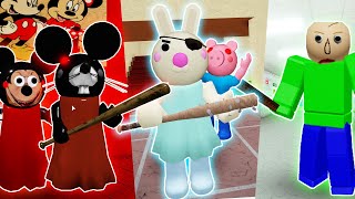 ROBLOX PIGGY MOUSEY VS BUNNY VS BALDI!!