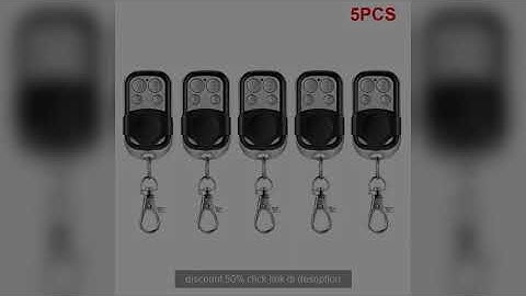 Universal 4 Buttons Garage Door Opener Remote Control 433MHZ Clone Fix Discount 50%