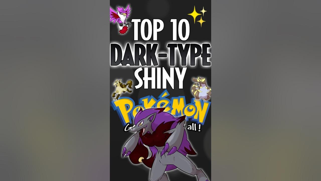 Best Dark Pokemon List  Greatest Dark Type Pokemon List From