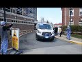New Bedford Police and Fire Honor St. Luke's Nurses With Drive-By Salute
