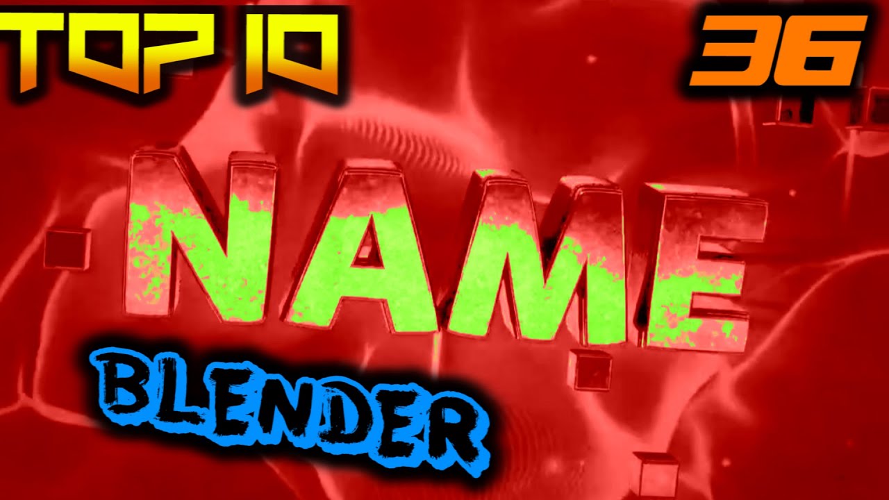 Top 10 Intro Template 36 Blender + [Free Download] YouTube