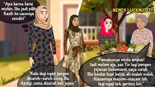 NENEK PILIH KASIH! Cucu Miskin Disiksa Batin Demi Cucu Kaya | Animasi Kartun Drama