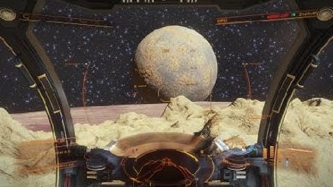 Exploration in the SRV ( Surface recon vehicle) in the great space flight simulator Elite Dangerous.