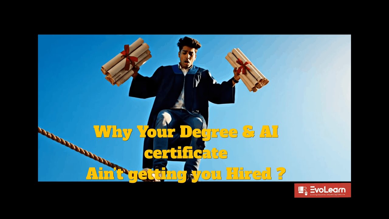 Skills vs Degrees: Why Indian Graduates Are Failing in the AI Job Market I Evolearn Explainer