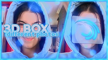 3D Open Box w/ different photos transition on ALIGHT MOTION || Tutorial