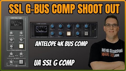 SSL GBus Compressor Shoot Out | Antelope vs Universal Audio