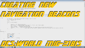 DCS:World » Creating ARK/RSBN/PRMG nav stations » MiG-21Bis
