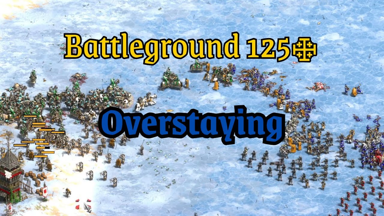 Battleground 1250: 3v3 Romans vs Crusaders - Overstaying