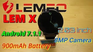 LEMFO LEM X 2.03 inch Smartwatch-AnTuTu  Test, “OK Google”, WiiWatch2, Аll functions