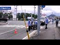 大型バイク転倒 40代の男性死亡