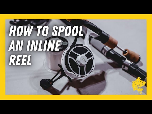 How to Spool an INLINE Ice Fishing Reel (13 Fishing Black Betty FreeFall  Ghost) - YouTube