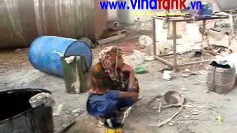 Bọc phủ Composite FRP bồn chứa hóa chất- VINATANK.VN