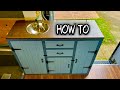 How To BUILD CAMPERVAN Kitchen cabinets & units DIY van conversion