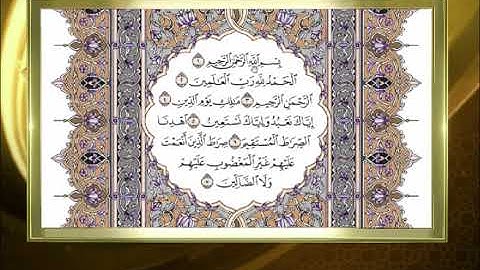 آموزش روخوانی قرآن کریم 10 (آموزش روخوانی سوره الفاتحه) 27-02-2015