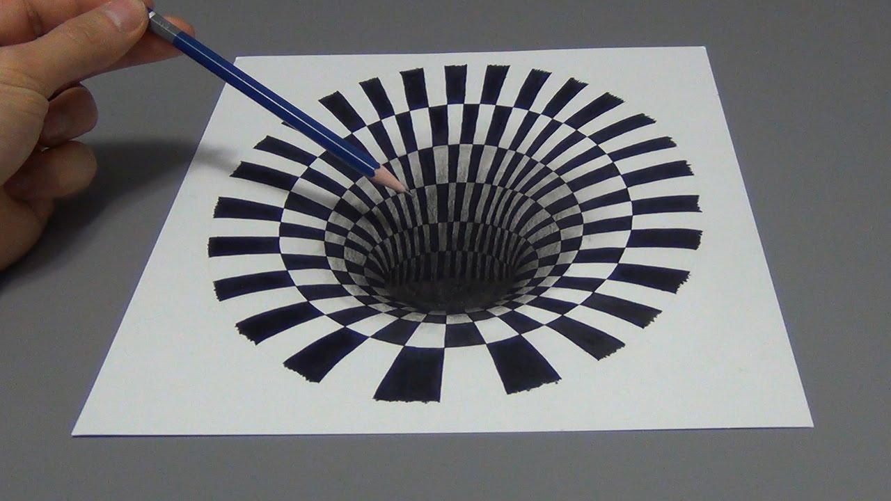 optical-illusion-3d-drawing-easy-deep-cool