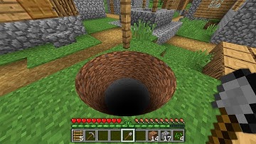 HOW NOOB FOUND TUNNEL IN VILLAGE!? Minecraft NOOB vs PRO! 100% TROLLING UNDERGROUND TRAP HOLE PIT