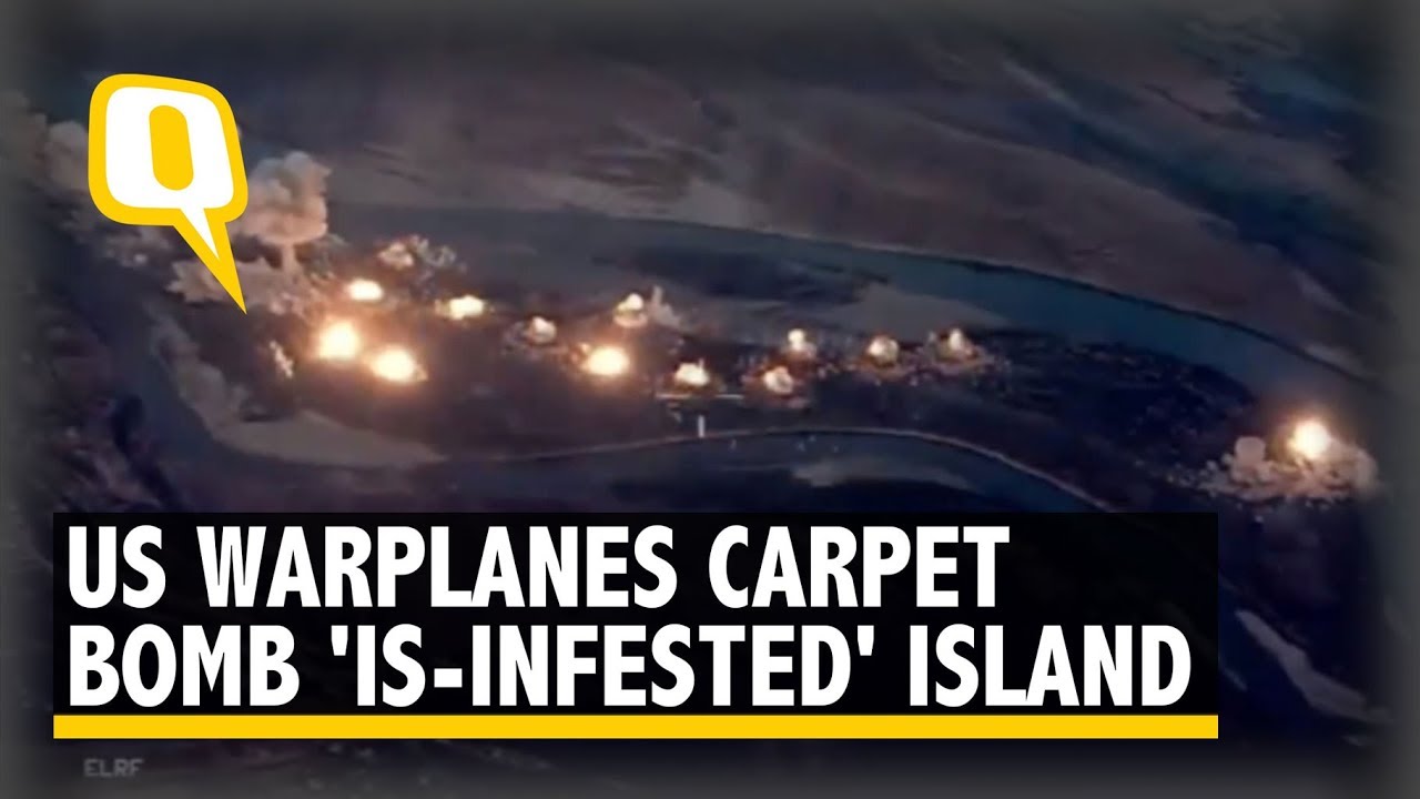 US Warplanes Drop 40 Tons of Bombs on ‘IS-Infested’ Iraqi Island | The Quint