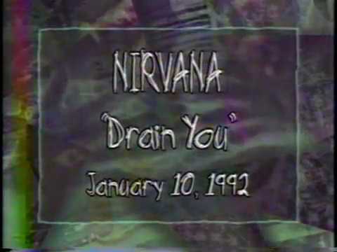 Nirvana - 01/10/1992 - Drain You - 120 Minutes - YouTube