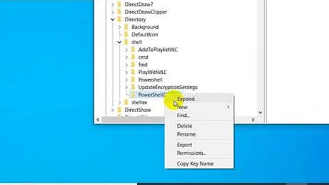 How to Add Open PowerShell Here to the Right Click Menu for a Folder in Windows