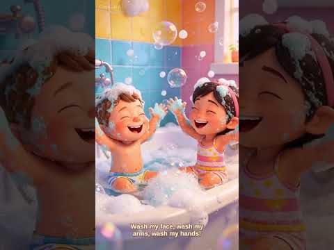 Bath Time 🛁 #kidssongs #music #enjoy #baby #relaxing #happy by Channel Kids